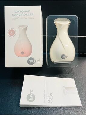 Skin Inc Cryo-Ice Sake Roller - NIB - Reduces Puffiness & Wakes Up Tired Eyes